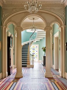 Hall at Taitlands, North Yorkshire. ©Paul Highnam for Country Life