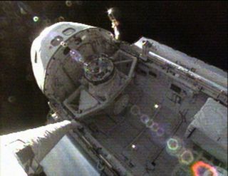 Shuttle Astronauts to Dock at Space Station