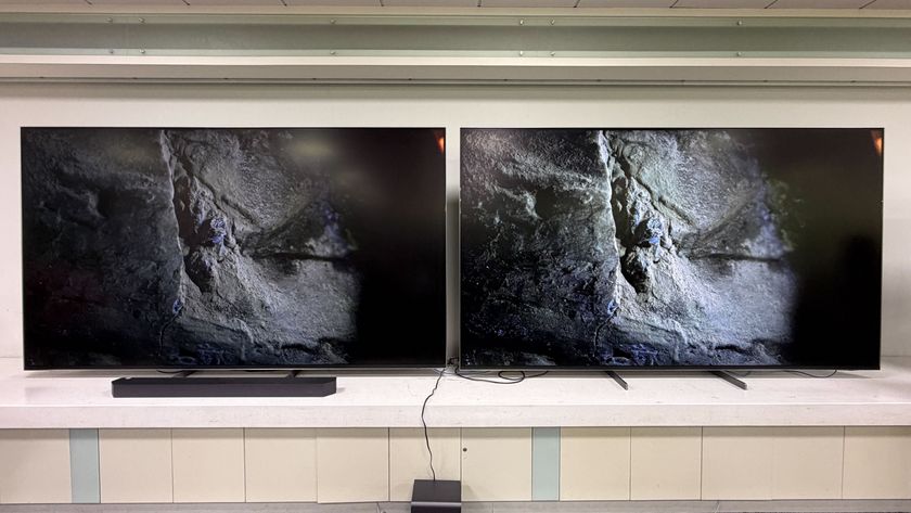 Two TVs side by side showing the same content