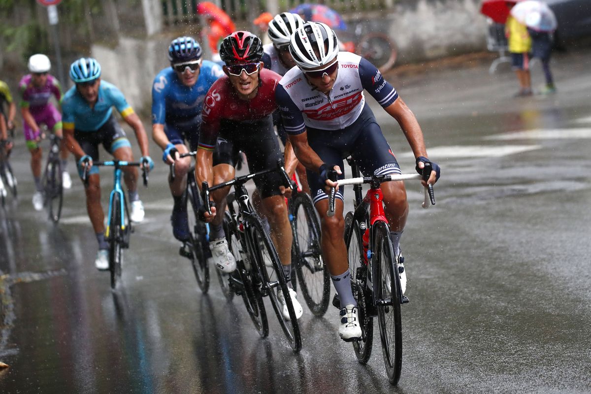 Grande Trittico Lombardo 2020 03082020 Legnano Varese 1997 km Gianluca Brambilla ITA Trek Segafredo Michal Kwiatkowski POL Team Ineos photo Luca BettiniBettiniPhoto2020