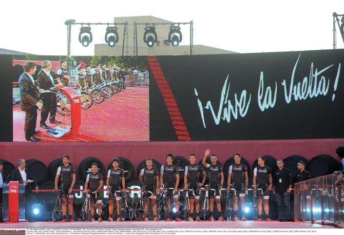 Trek Factory Racing at the presentation