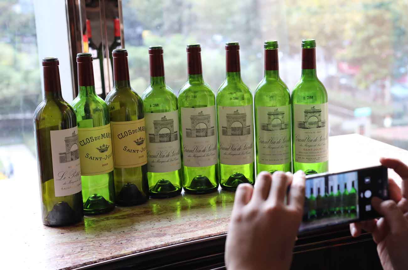 L&amp;eacute;oville Las Cases wines