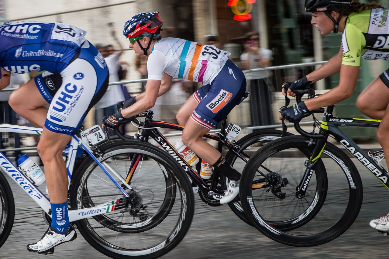 Megan Gaurnier (Boels Dolman) rides in the bunch