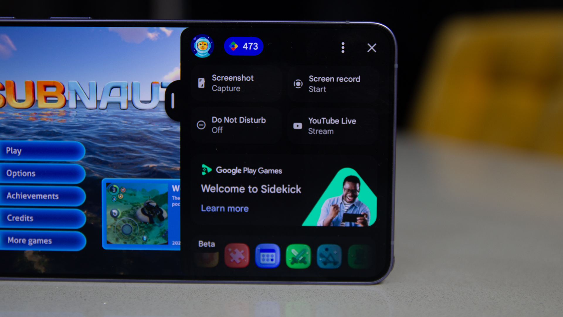 Google Play Games Sidekick