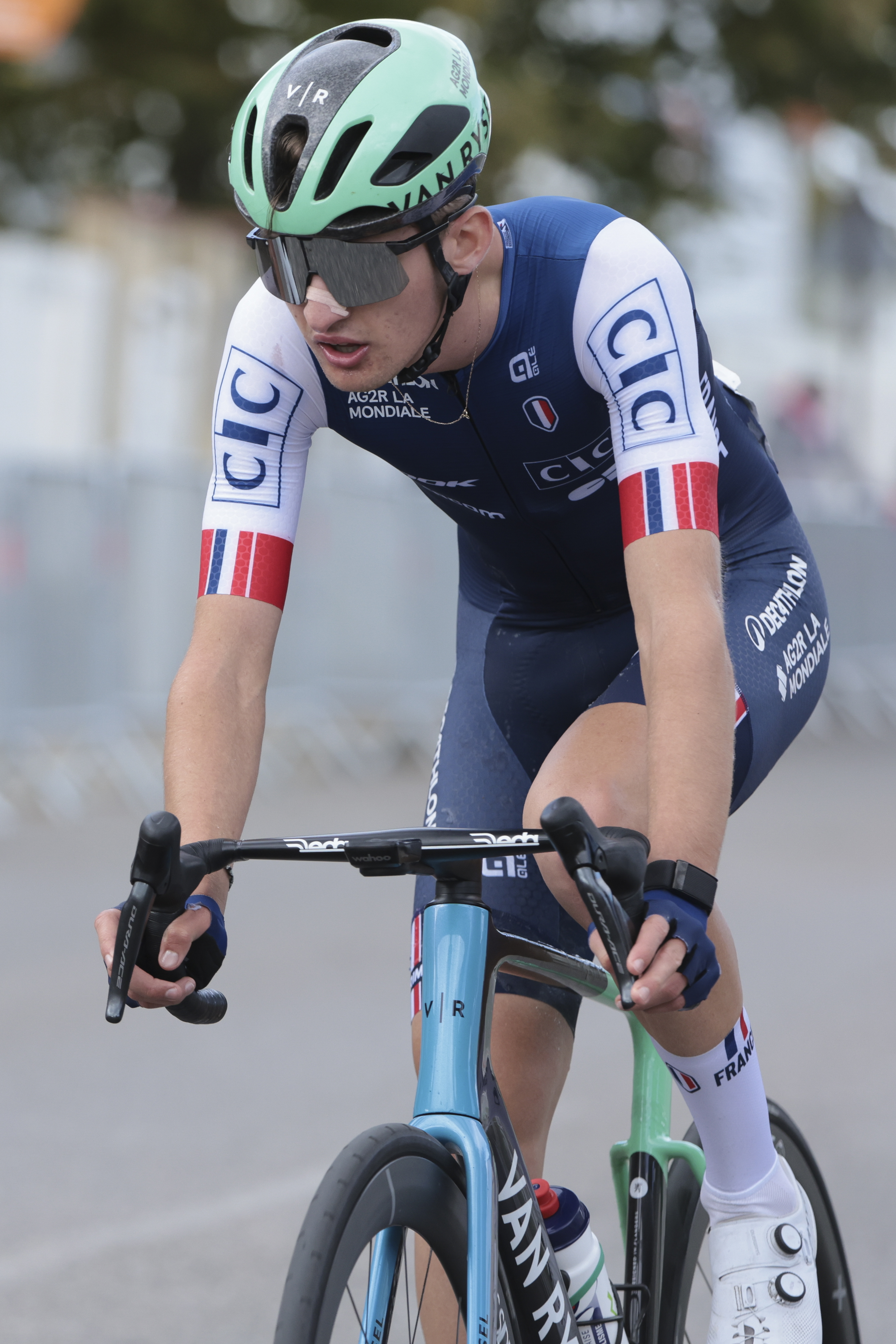 Paul Seixas at the European Road Race championships
