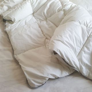 The Simbe Hybrid Duvet being tested