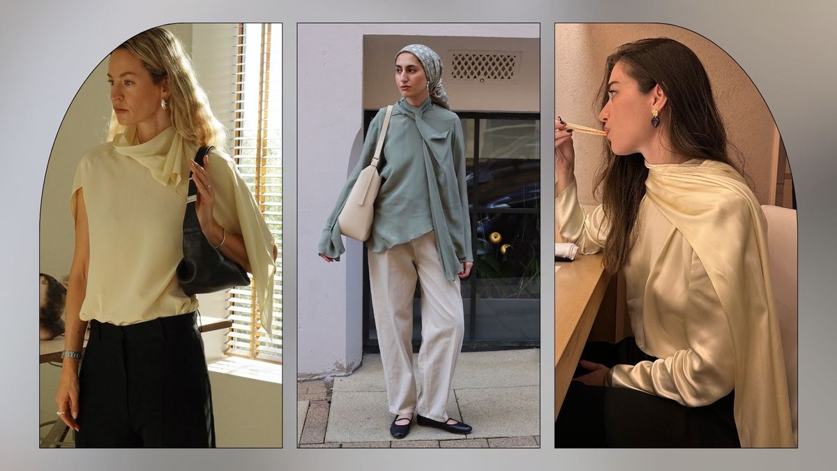 The Elegant Blouse Trend Fashion People Are Wearing This Winter