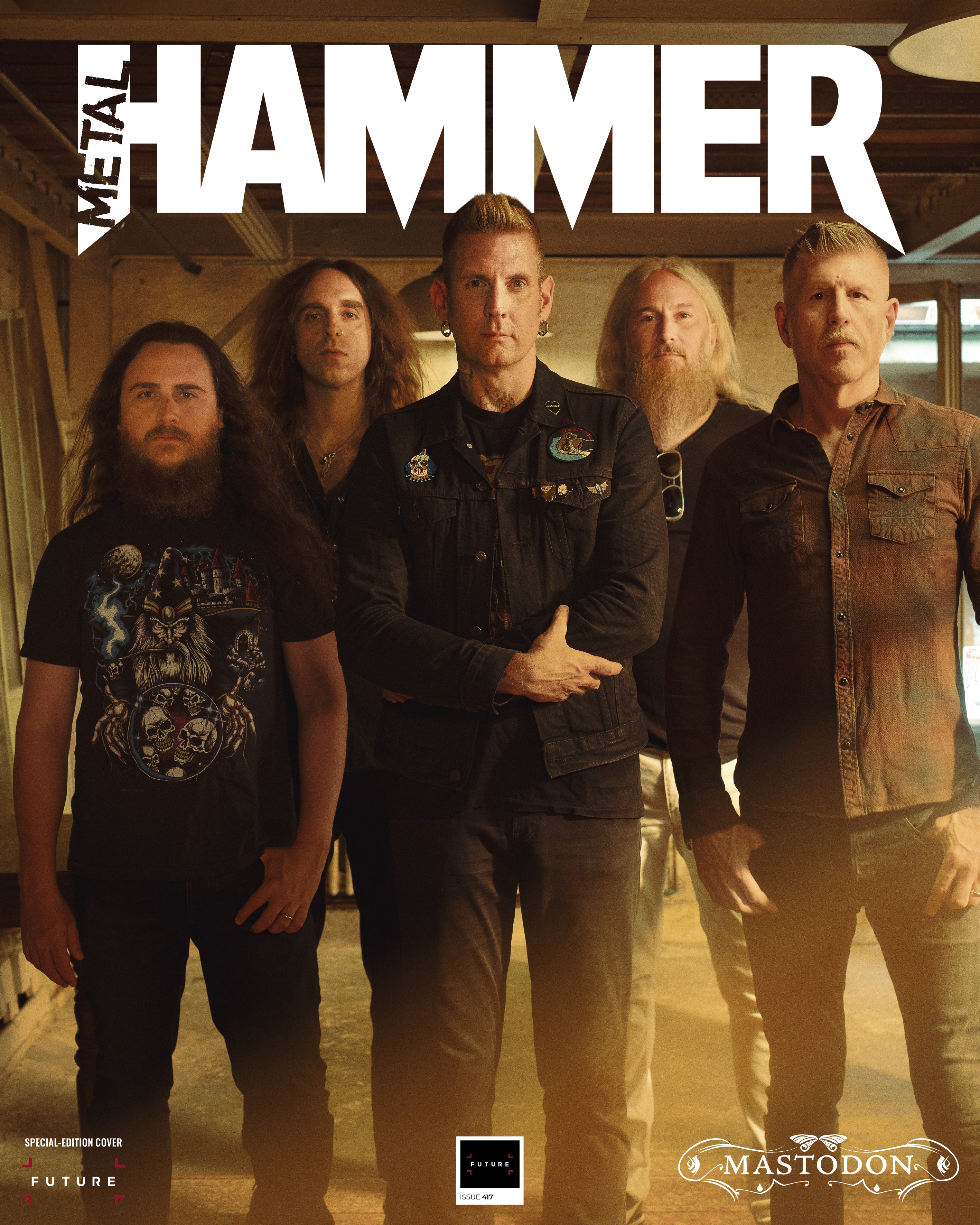 Mastodon on the cover of Metal Hammer in 2026