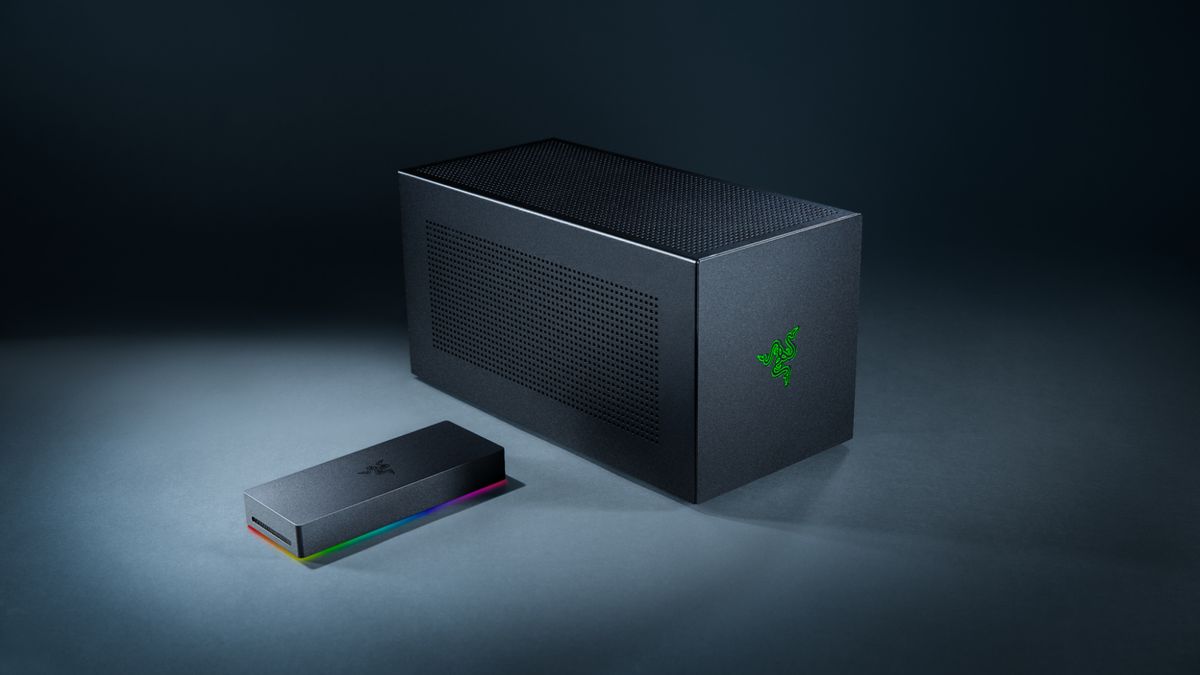 Razer unveils Core X V2 eGPU enclosure with TB5 bandwidth — costs $400, but no longer has a power supply and I/O expansion requires a separate Thunderbolt 5 Dock