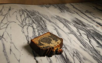 Miso & Black Sesame Banana Marble Cake