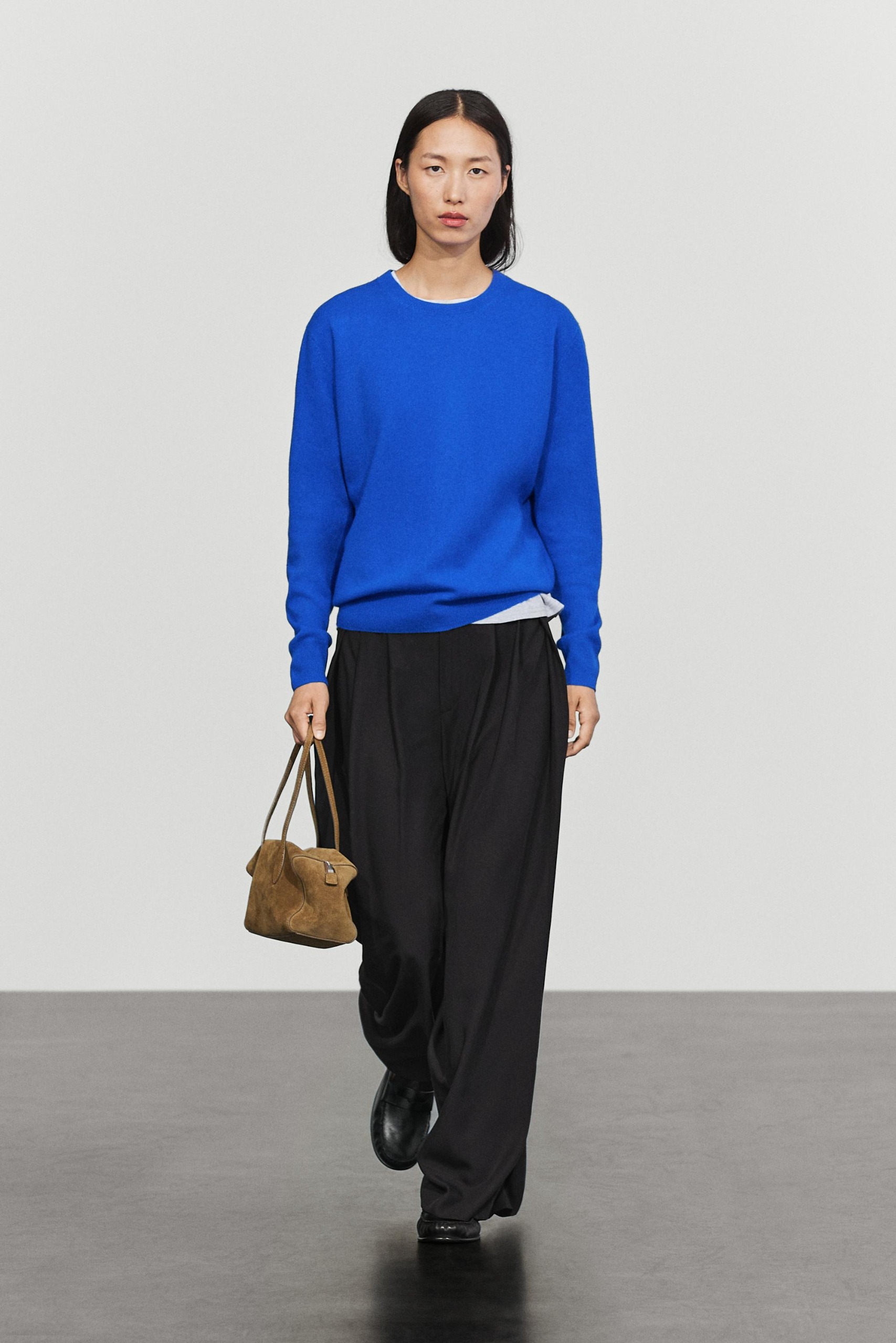 Massimo Dutti, Wool Blend Crew Neck Knit Sweater