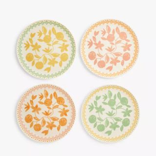 Orangery Melamine Dinner Plate, Set of 4