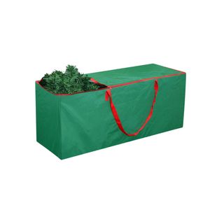 Christmas Tree Storage Bag in green and red
