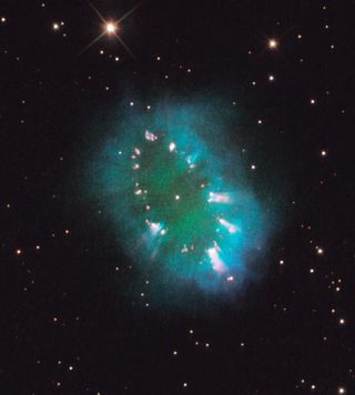 Necklace Nebula Seen by Hubble Space Telescope