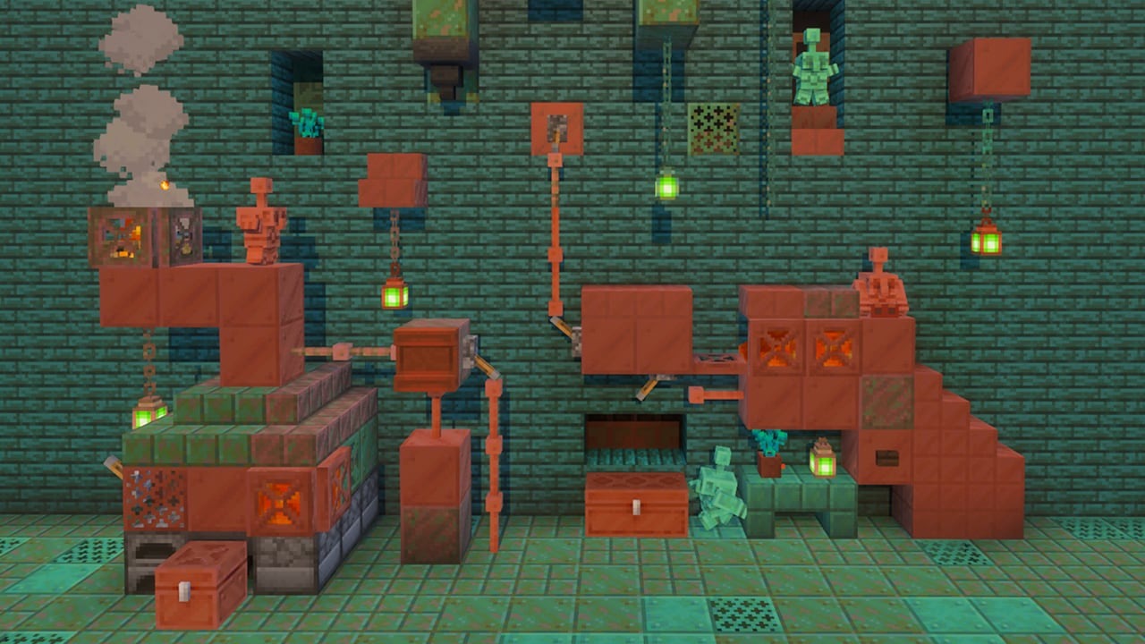 Screenshot of Minecraft: The Copper Age.