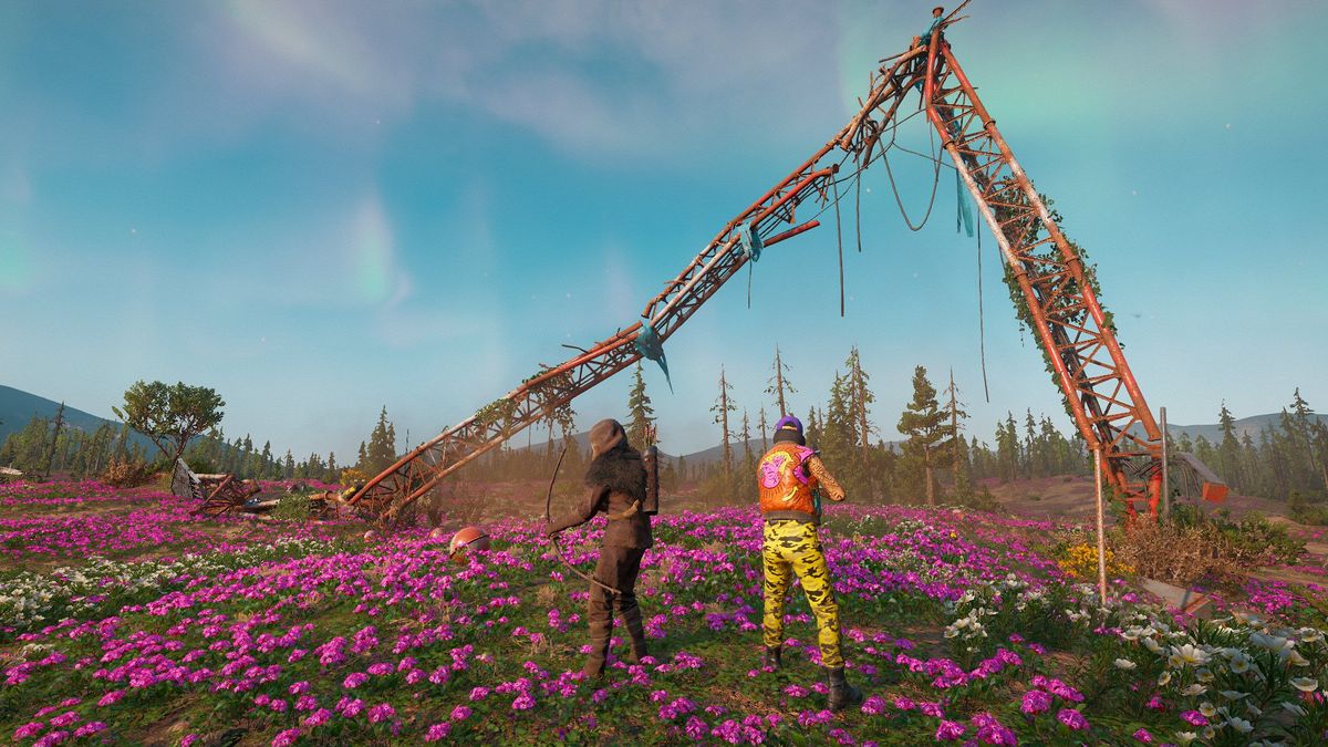 Not sad to see a fallen tower in a Ubisoft game.