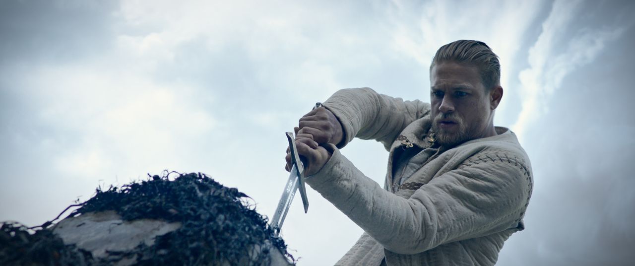 Charlie Hunnam is King Arthur.