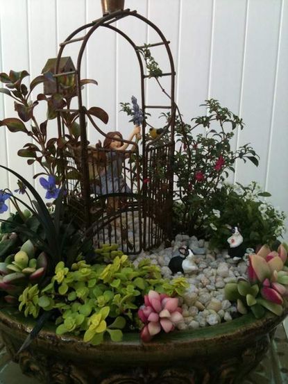 Miniature Potted Fairy Garden
