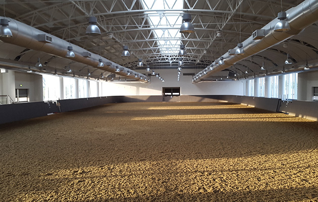 A spotless indoor arena for lessons