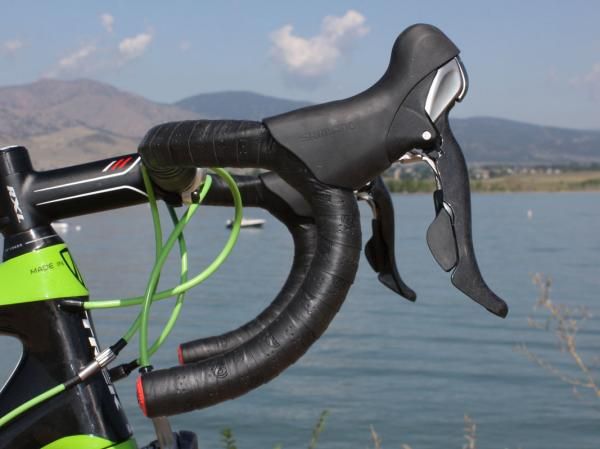 The new lever shape offers a flatter perch for your hands.