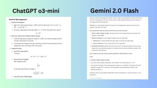 o3-mini vs Gemini 2.0 Flash screenshot