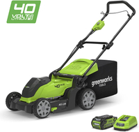 Greenworks G40LM35K2 Cordless Lawnmower | RRP £284.99, NOW £139.99. SAVE 51%