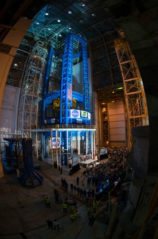 Vertical Assembly Center at NASA’s Michoud Assembly Facility