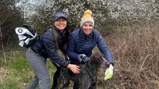 Two female golfers who have overcome nerves