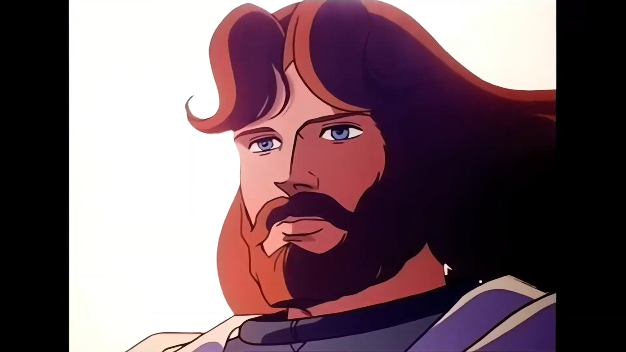 Captura de tela do anime de ficção científica dos anos 1980 "Ulisses 31"