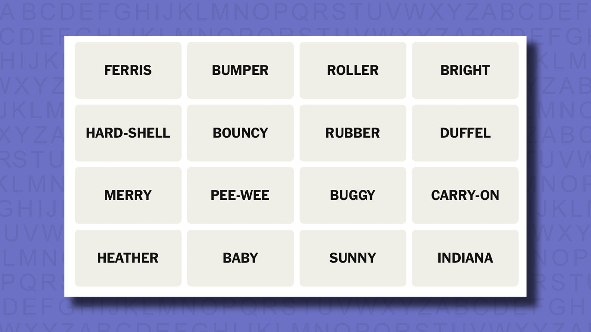 NYT Connections hints for game 835 on a purple background