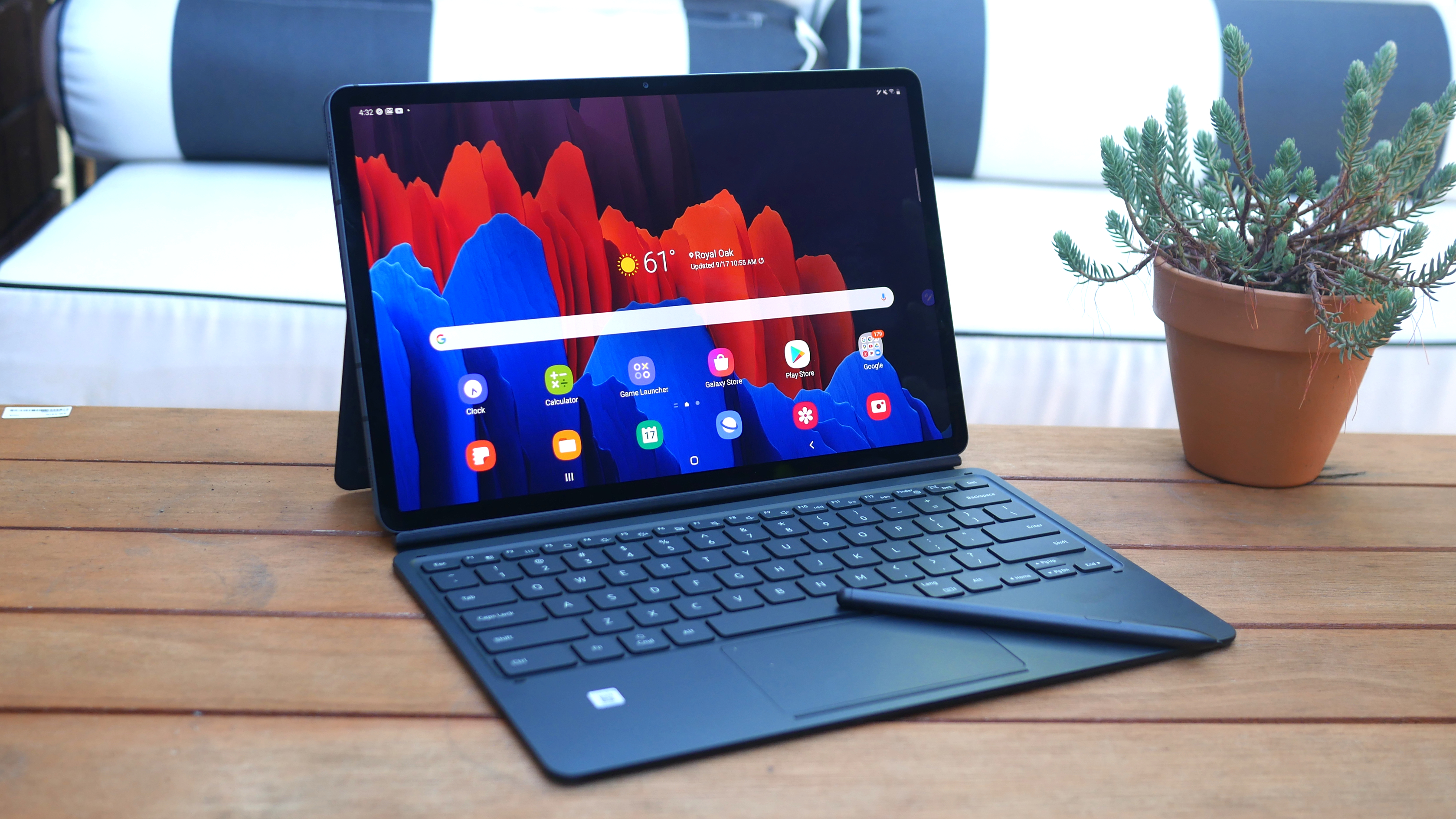 tab s7 with keyboard