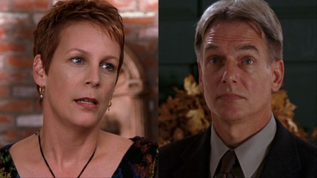 Jamie Lee Curtis and Mark Harmon in Freaky Friday 