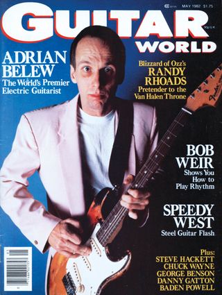 Adrian Belew Guitar World Cover May 1982