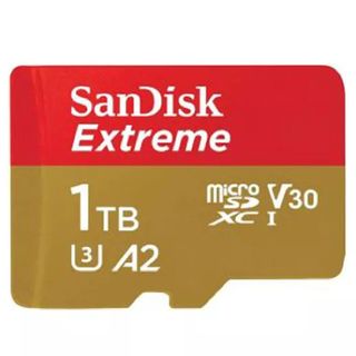 Product shot of SanDisk 1TB Extreme microSDXC, one of the best Nintendo Switch SD cards