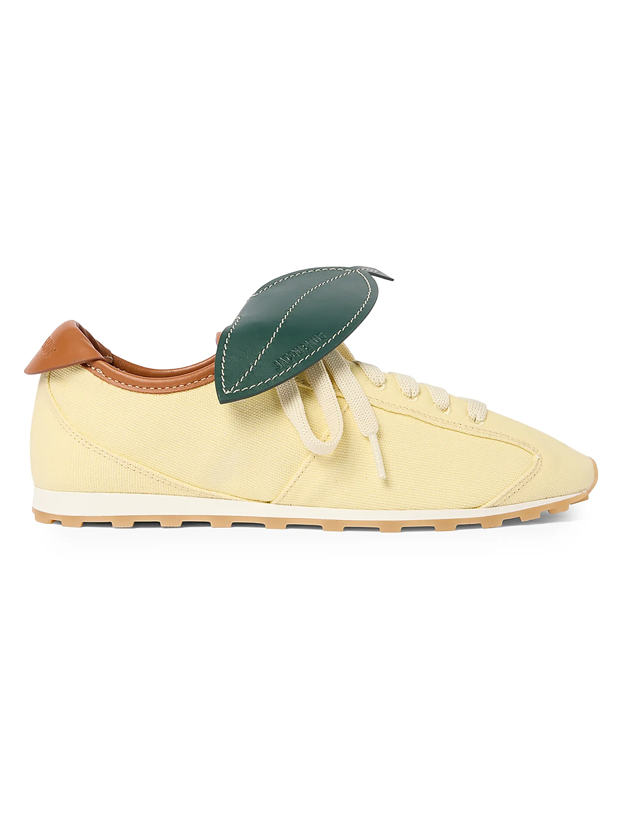 Les Tennis Lemon Leather Low-Top Sneakers