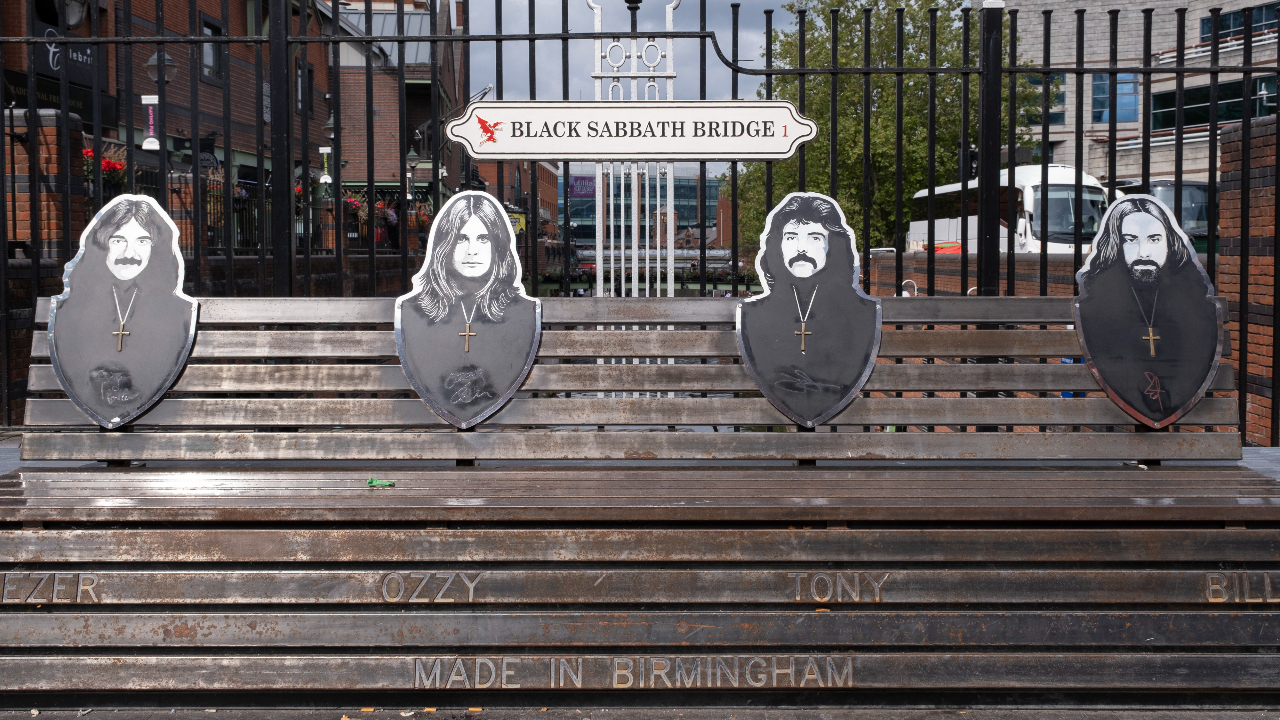 The Black Sabbath Bridge in Birmingham