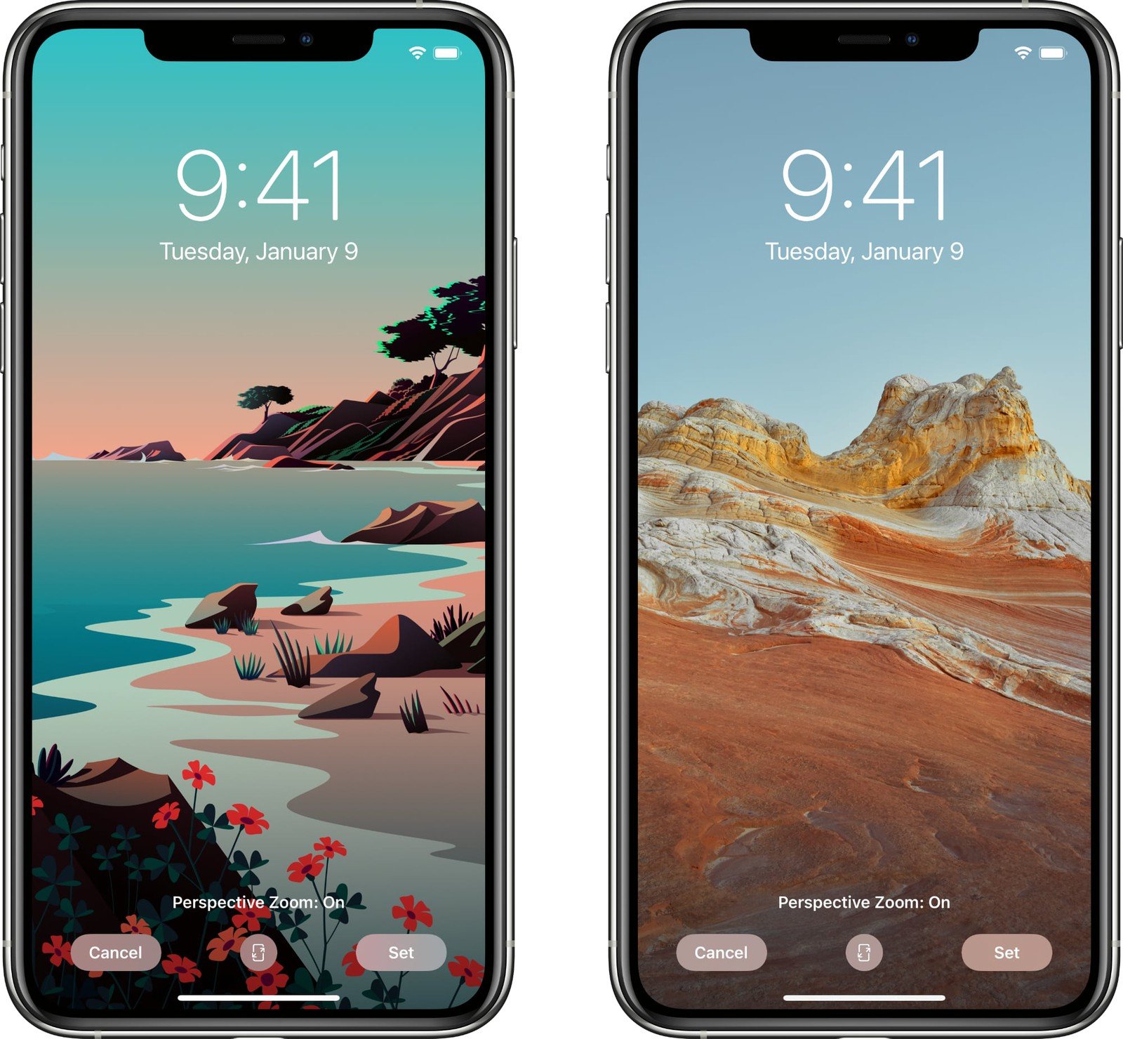 iOS 142 Beta 4 adds new photorealistic and drawn wallpapers for the iPhone   iMore