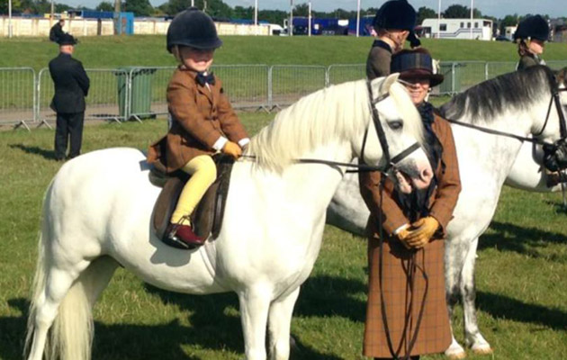 My little boy Noah ( was 4 yrs old ) now 5 grin emoticon and his wonderful pony Polaris unicorn ( Corney ) xx