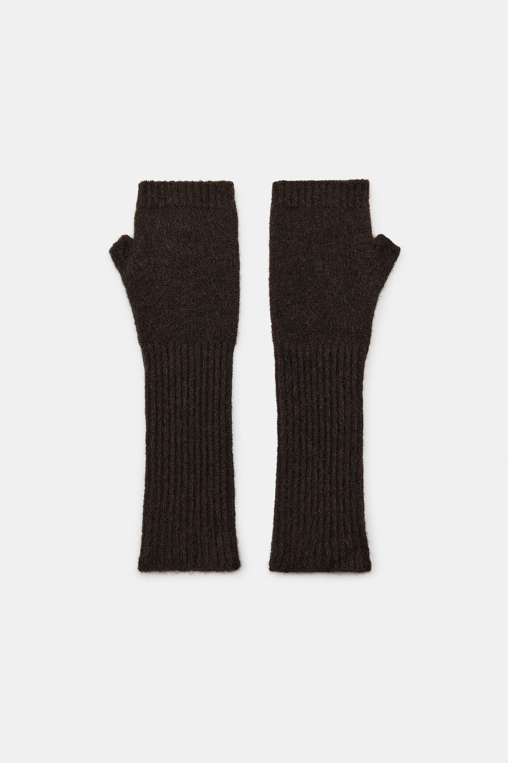 Long Knit Mittens