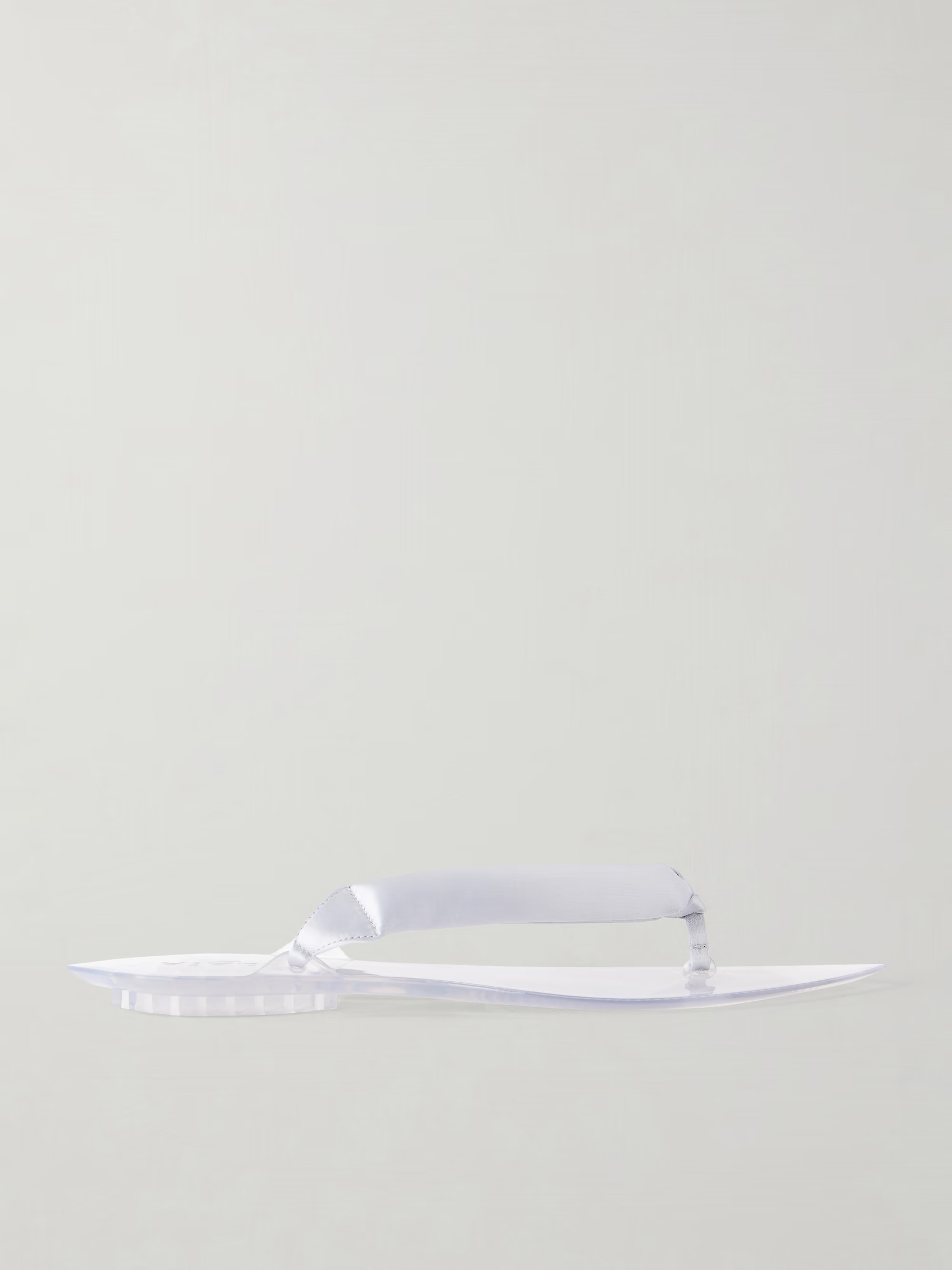 Ala&amp;iuml;a, Invisible Jelly Satin-Trimmed Sandals