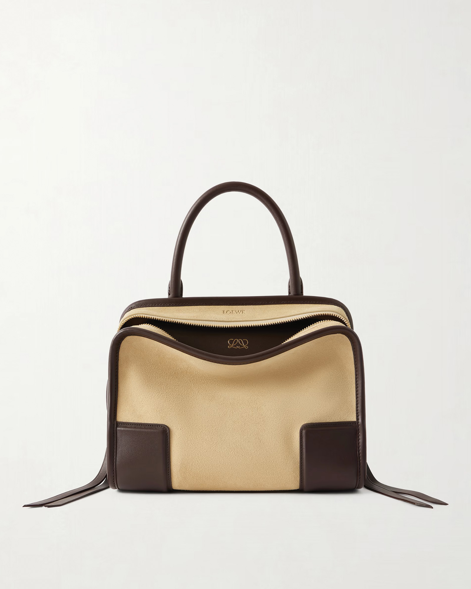 Loewe, Amazona 180 Small Suede Shoulder Bag