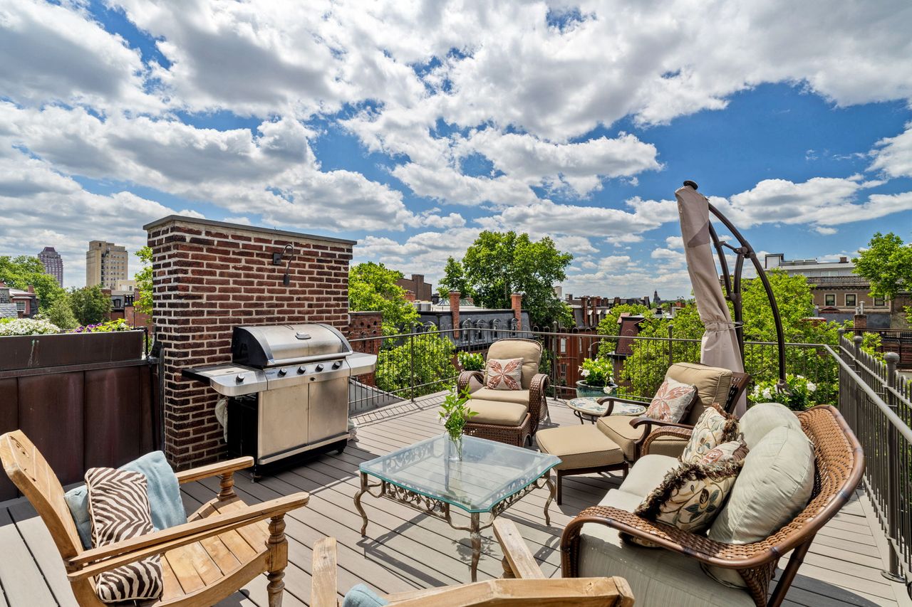 A townhouse for sale in Philadelphia.