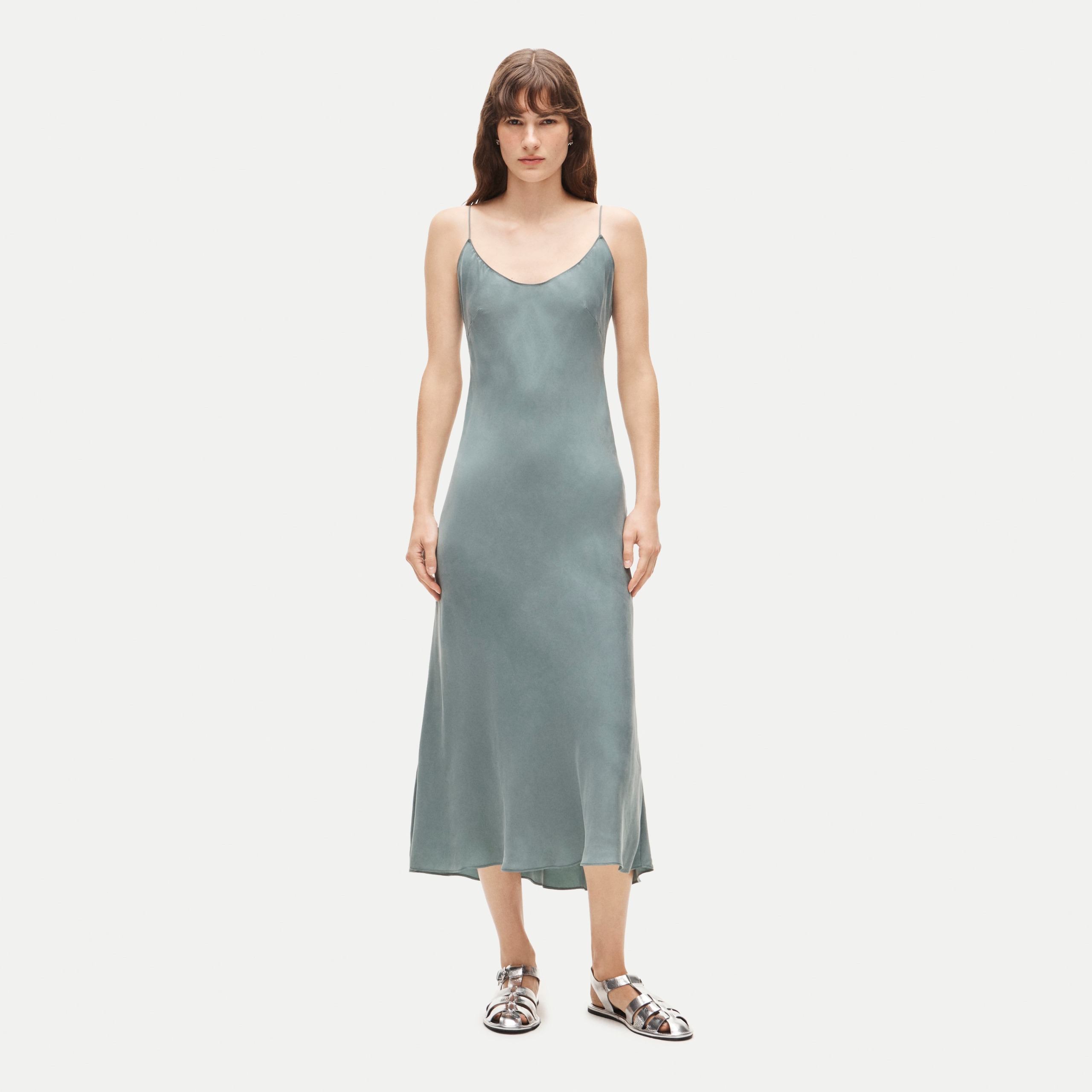 Gwyneth Slip Dress in Cupro Blend