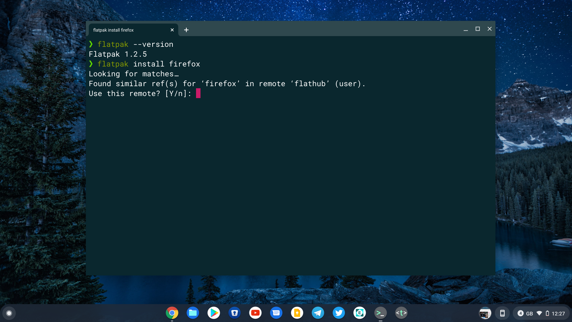 Firefox on Chrome OS