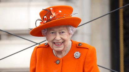 Queen Elizabeth II attends the launch of The Queen's Baton Relay for Birmingham 2022