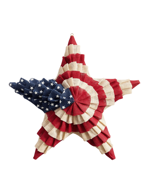 Liberty Outdoor Burlap Star