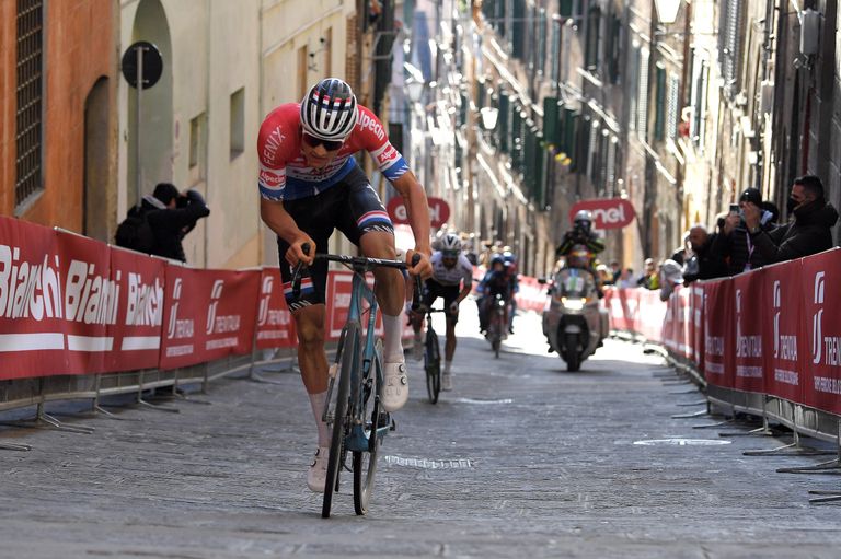 Lift Off For Mathieu Van Der Poel As Dutchman Powers To Strade Bianche ...