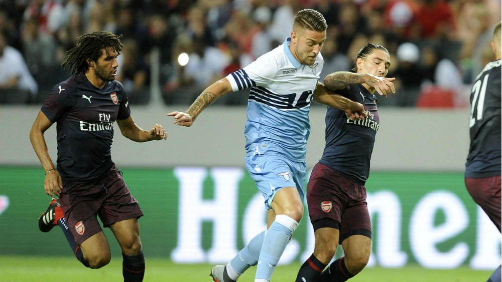 Arsenal 2 Lazio 0: Nelson and Aubameyang seal routine win ...