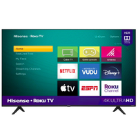 Hisense 58-inch 4K UHD Roku Smart TV: $338
