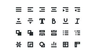 Vector art tutorials: Set of glyphs